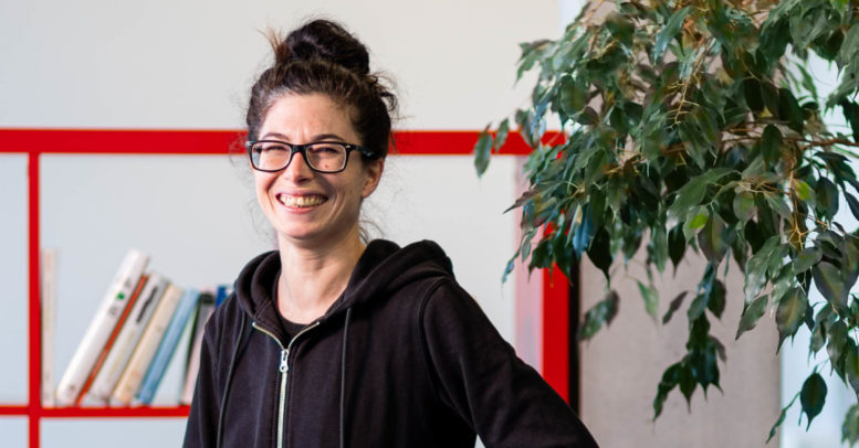 Portrait de Virginie Allflatt, développeuse web