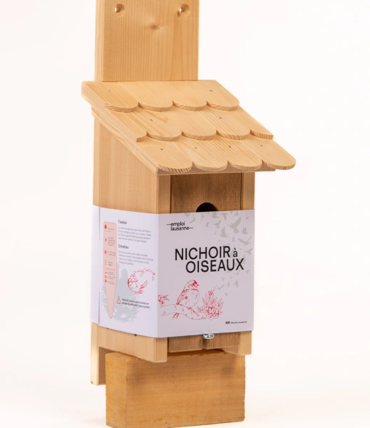 Nichoir emballe1 | Emploi Lausanne | Installer un nichoir à oiseaux : dites oui à la biodiversité !