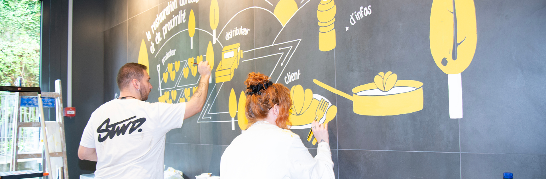 peinture fresque quai 14 | Emploi Lausanne | Fresques à Quai 14, de l'idée à la réalisation